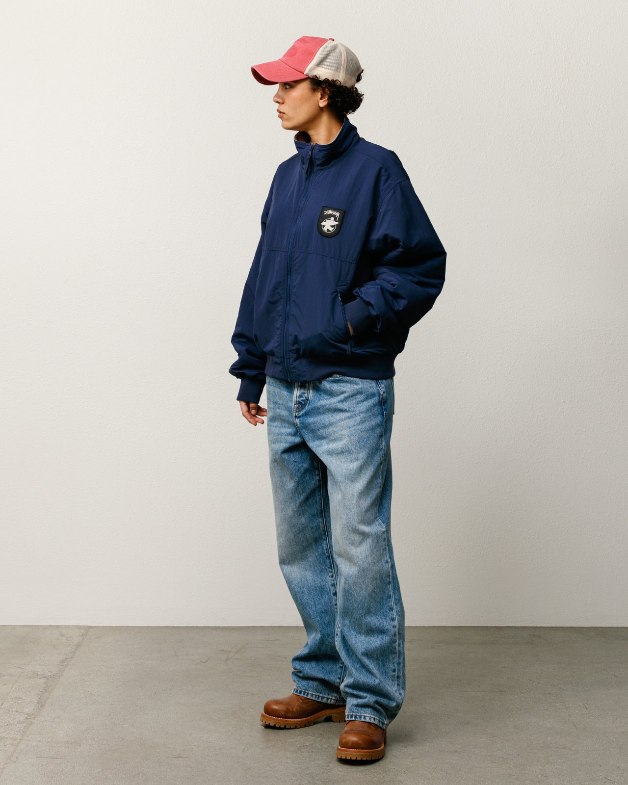 Polar Fleece Lined Jacket – Navy | Outerwear | Stüssy – Stussy AU