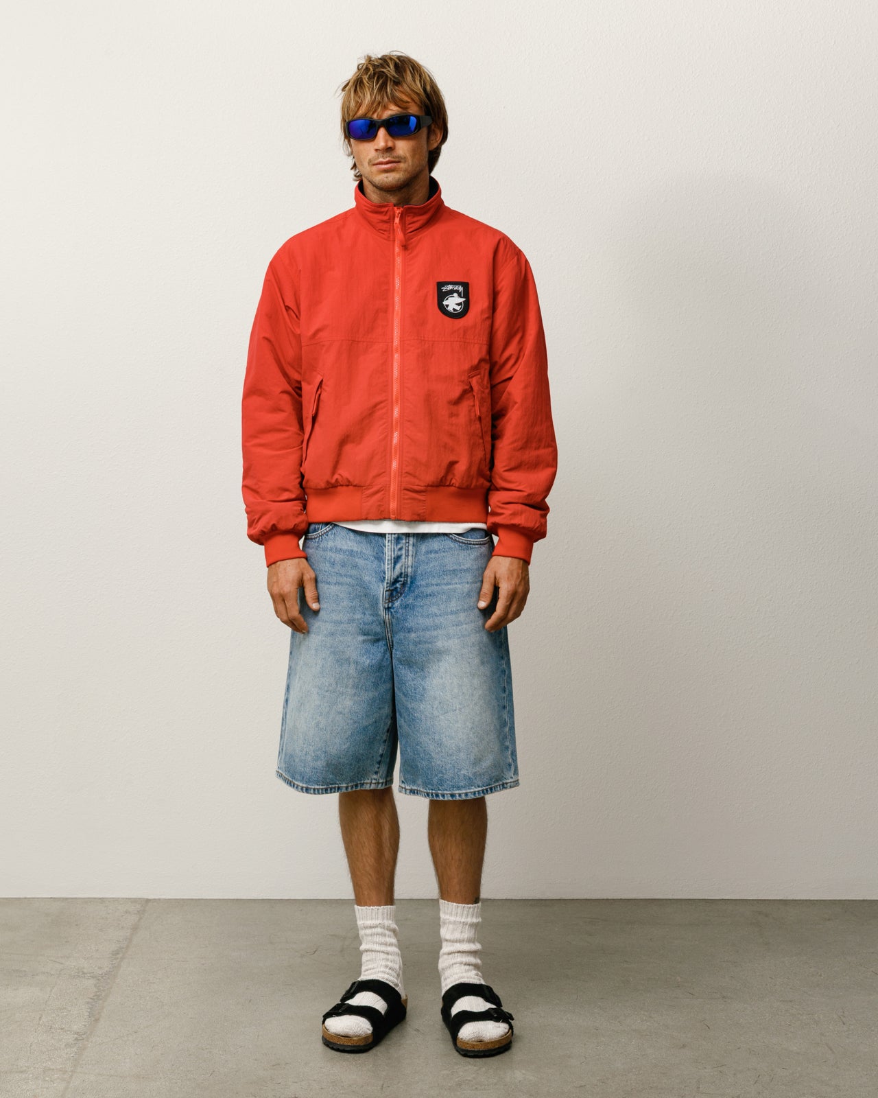 Polar Fleece Lined Jacket – Red | Outerwear | Stüssy – Stussy AU