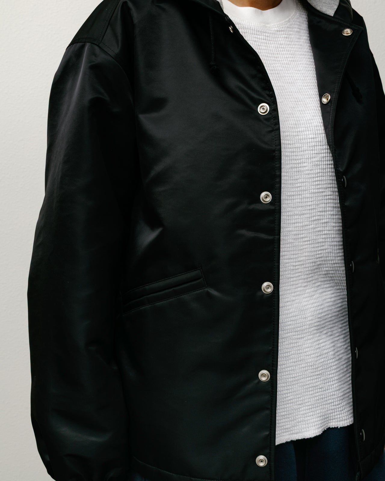 HOODED COACHES JACKET