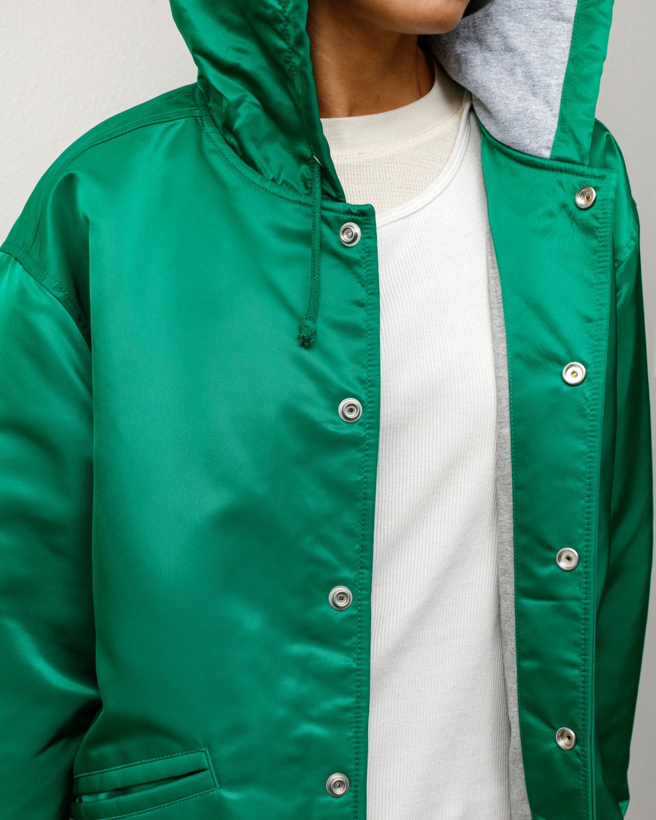 HOODED COACHES JACKET