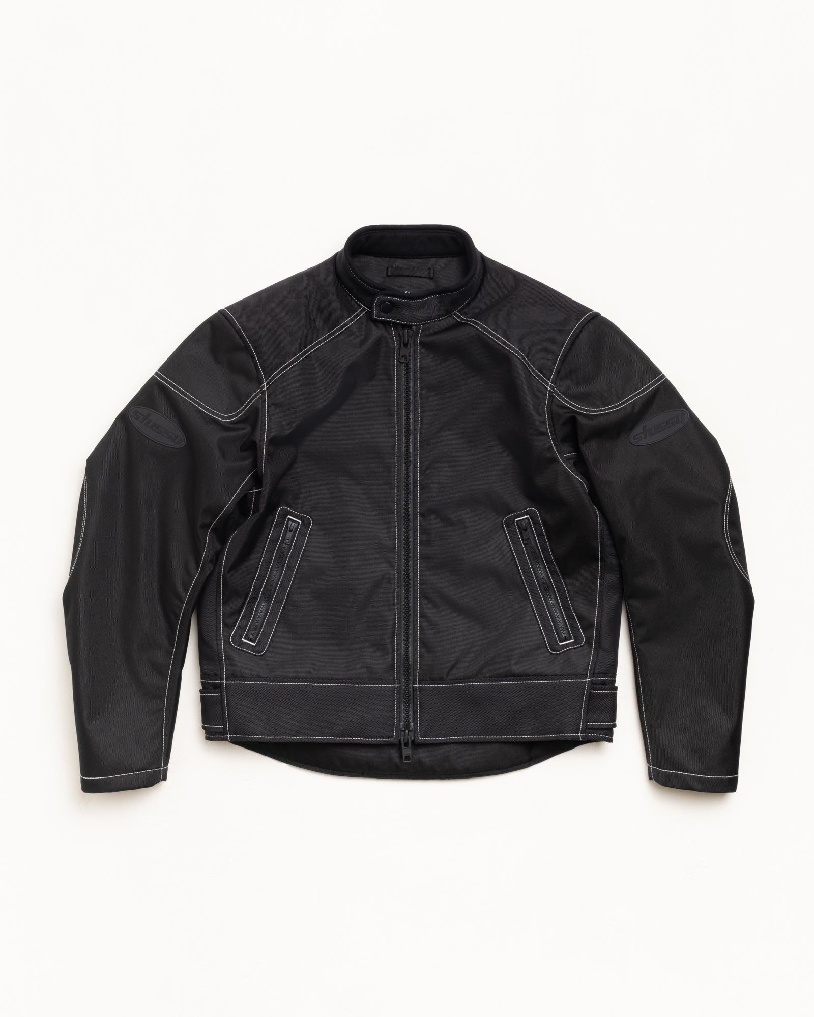 Moto Jacket – Black | Outerwear | Stüssy – Stussy AU