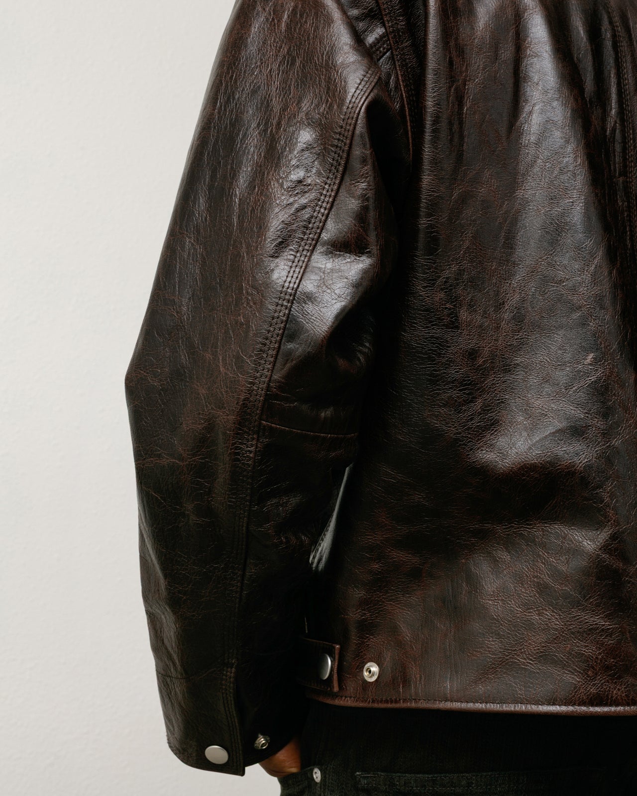 Garage Jacket Leather – Dark Brown | Outerwear | Stüssy – Stussy AU
