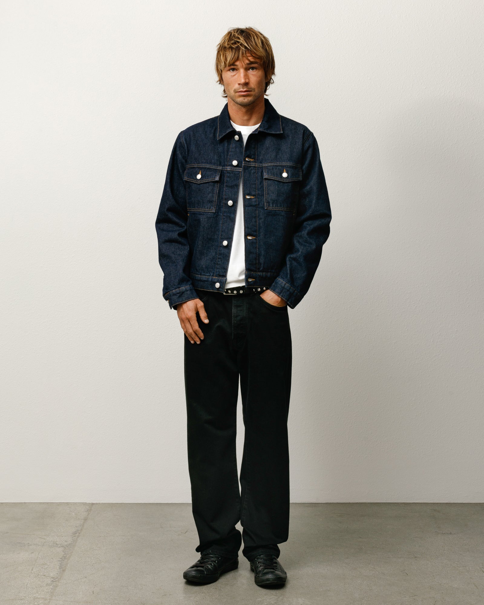 LINED DENIM TRUCKER
