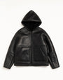 SHEARLING HOODED JACKET