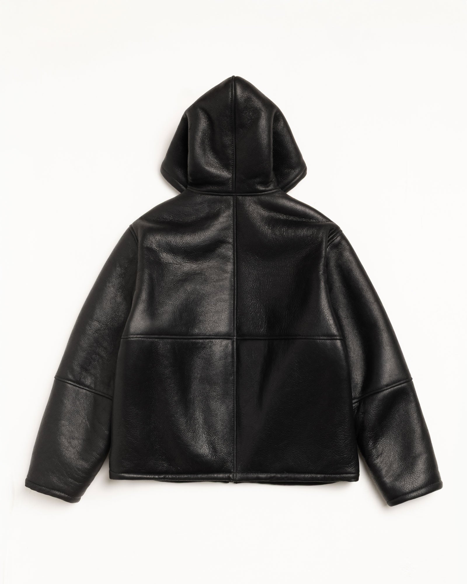 Shearling Hooded Jacket – Black | Outerwear | Stüssy – Stussy AU