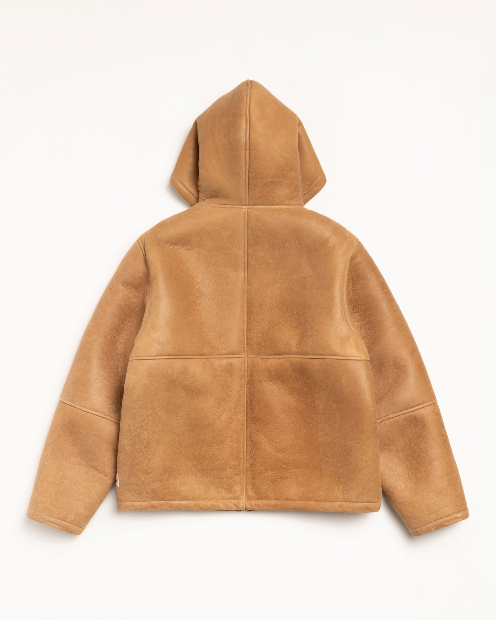 Shearling Hooded Jacket – Tan | Outerwear | Stüssy – Stussy AU