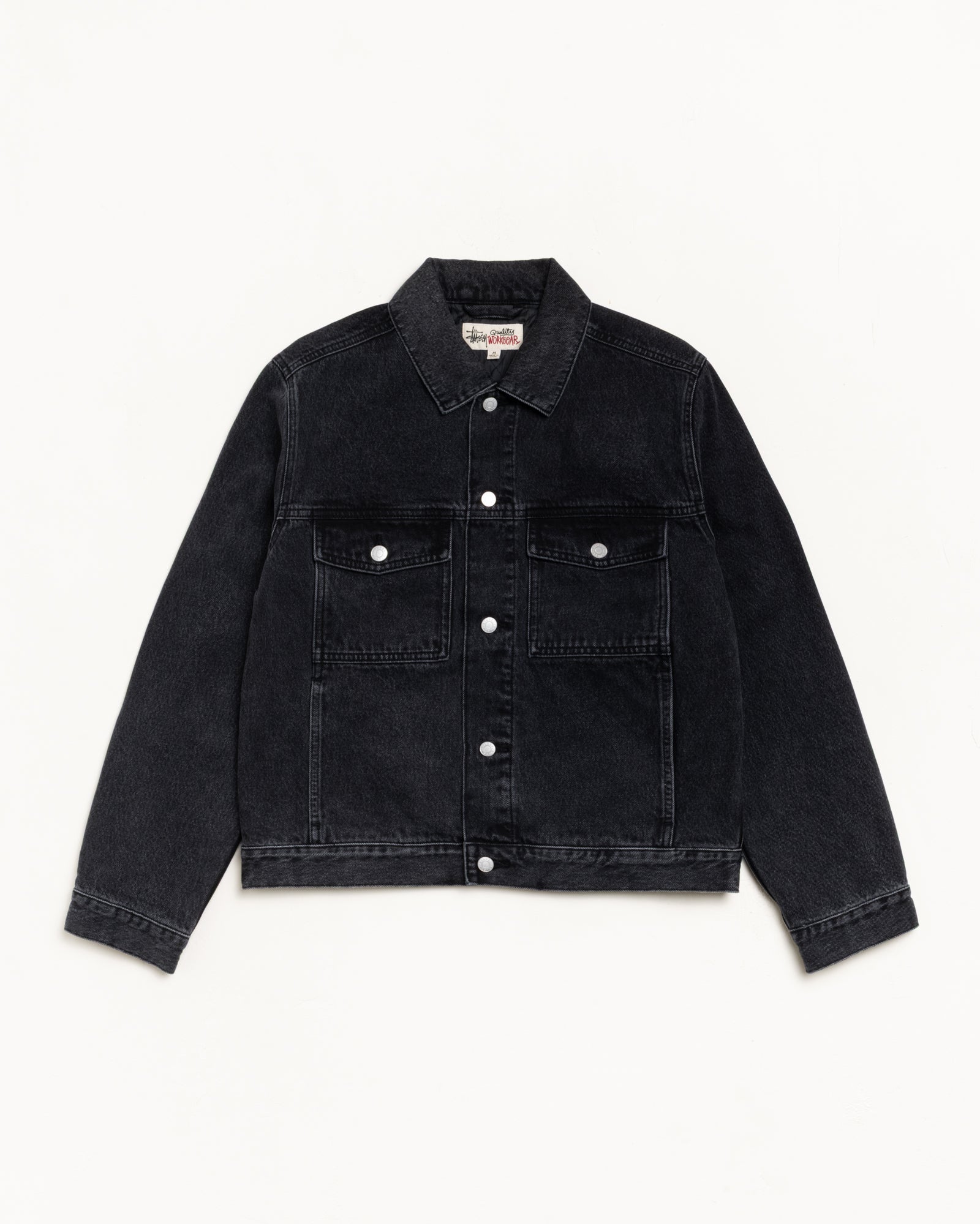 Lined Denim Trucker – Vintage Black | Outerwear | Stüssy – Stussy AU