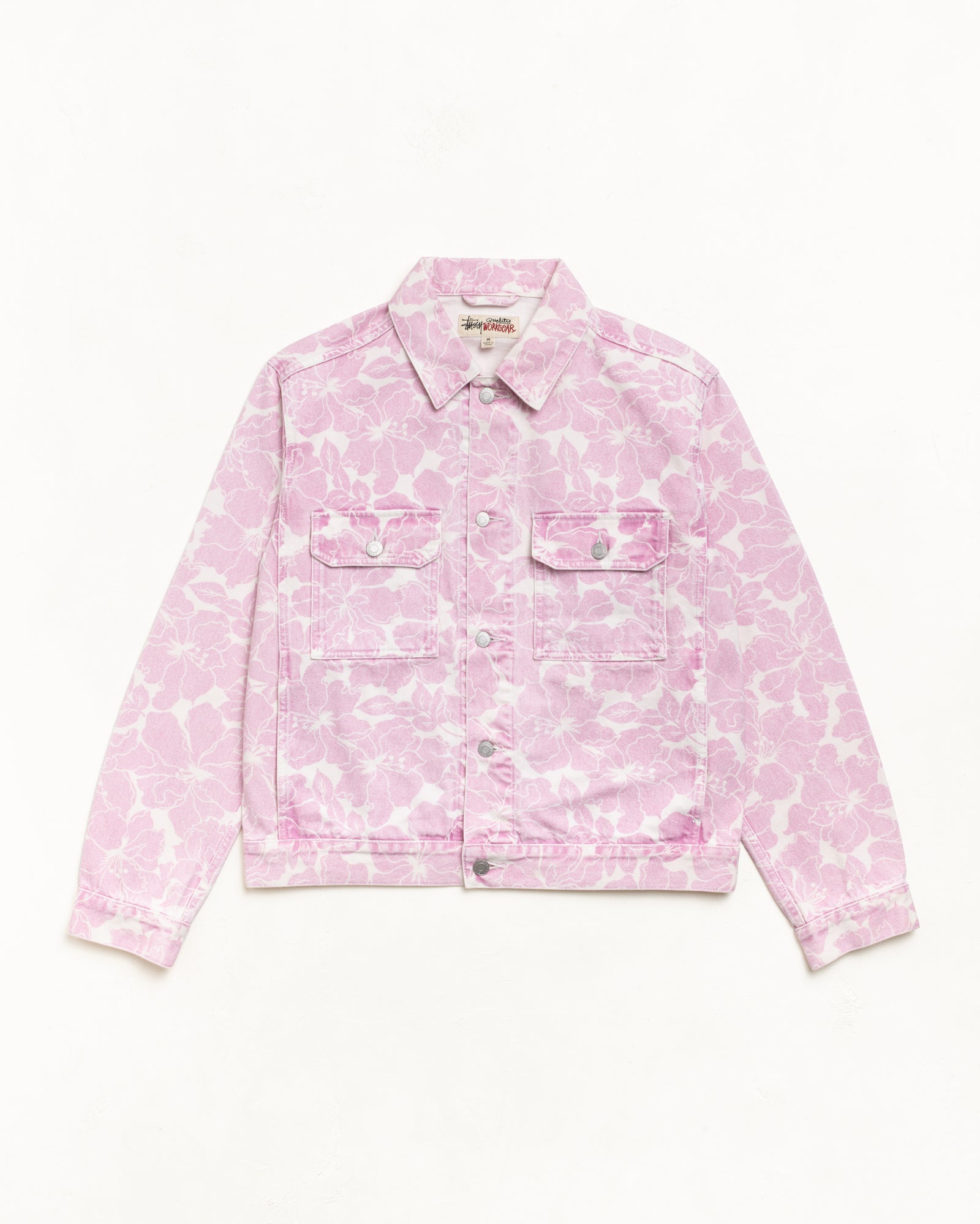 PRINTED DENIM TRUCKER