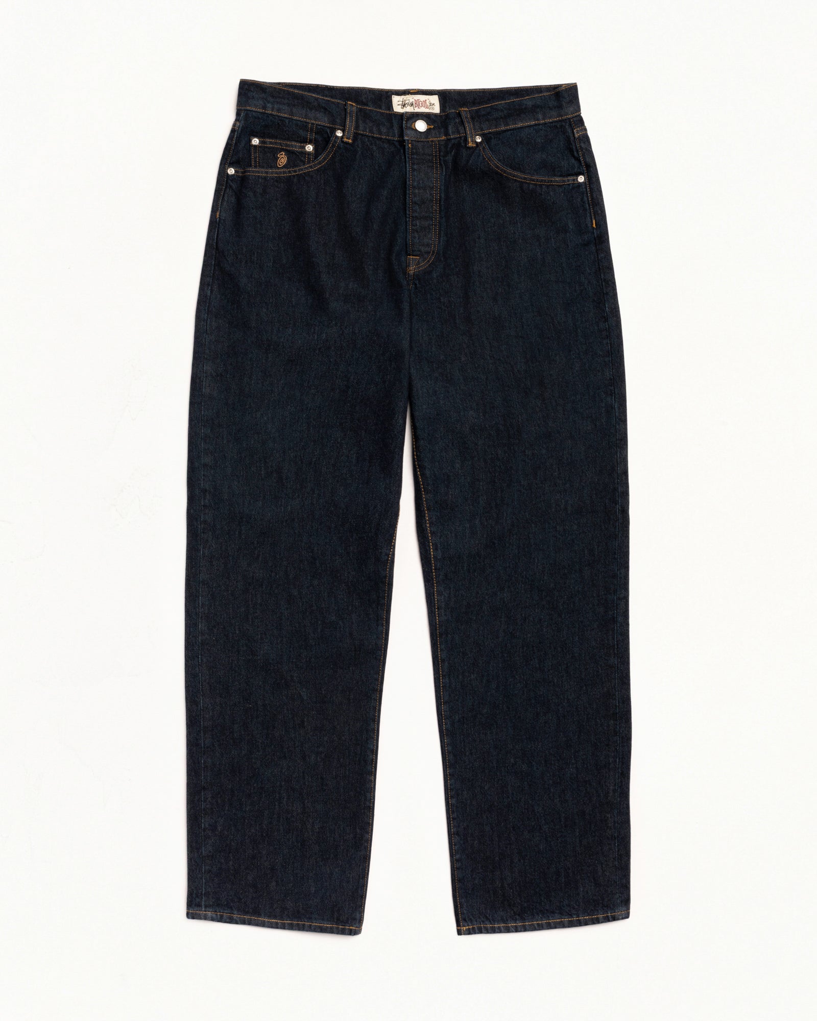 Big Ol' Jean Denim in rinsed indigo – Stüssy – Stussy AU