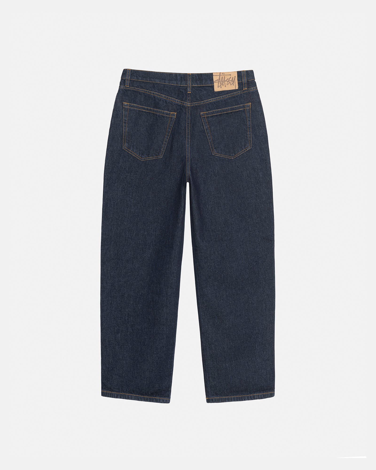 stussy big ol’ jean denim 32 Big Ol' Jean Denim – Rinsed Indigo | Bottoms | Stüssy UK