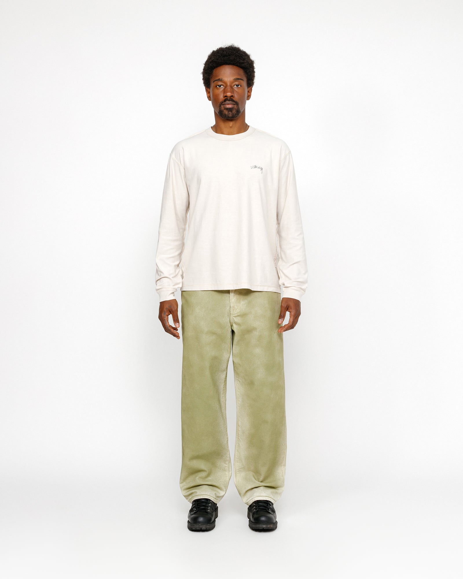 stussy spray dye big ol' jeans 32 ステューシー STUSSY ステューシー パンツ メンズ Spray Dye Canvas Big OL