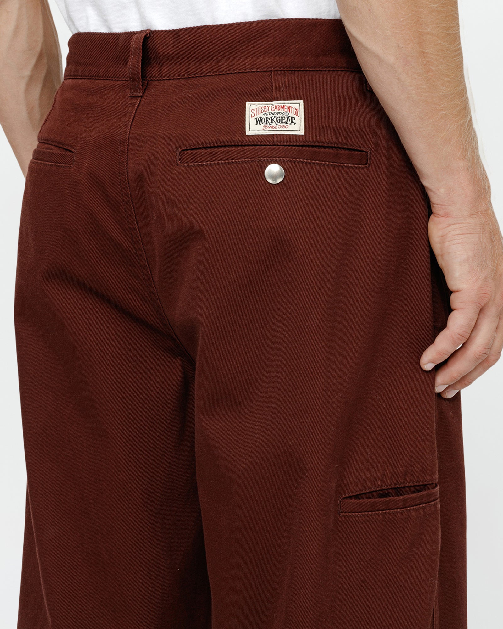 Chino Work Pant in brick – Stüssy – Stussy AU