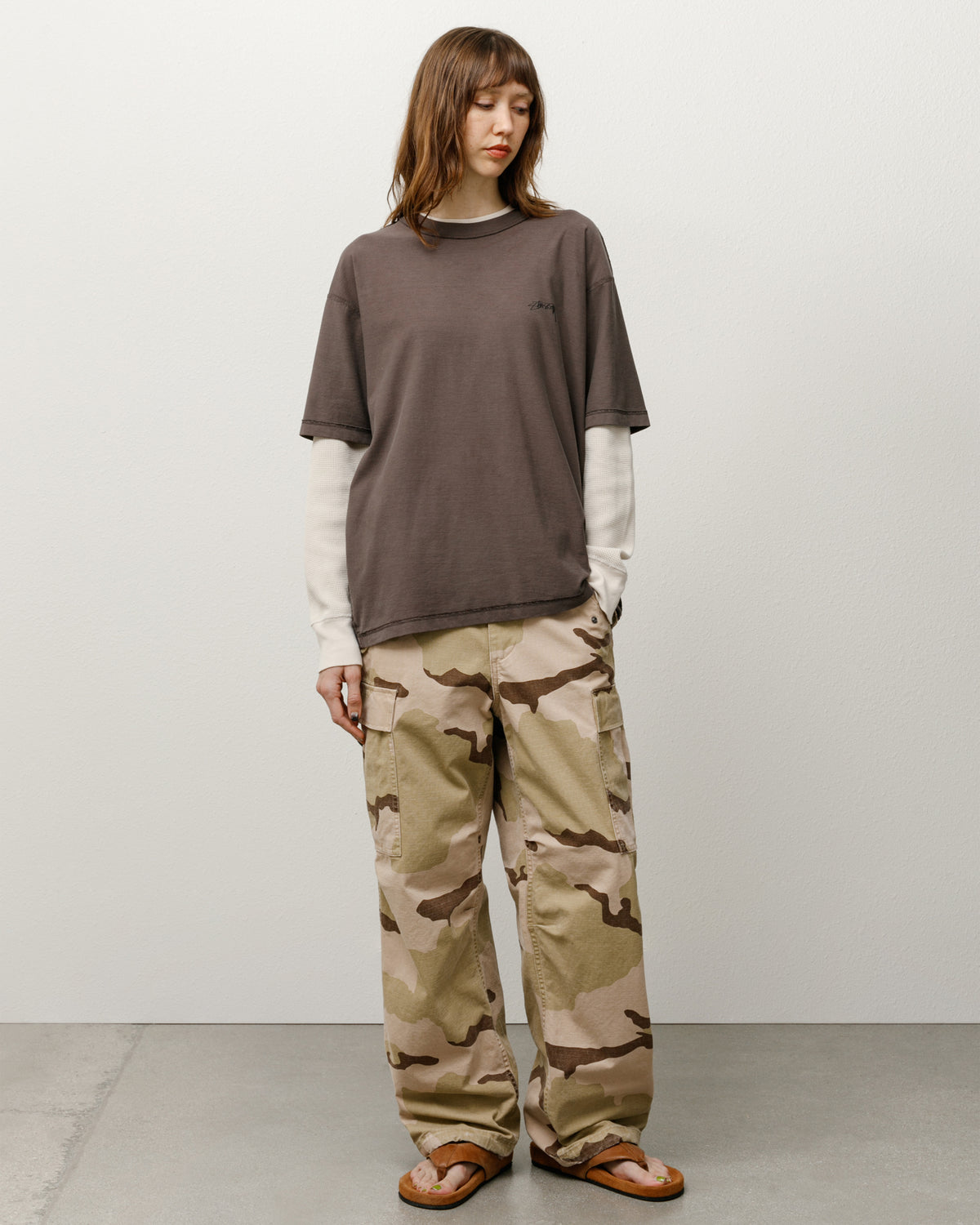 Military Cargo Pant Ripstop in sand camo – Stüssy – Stussy AU