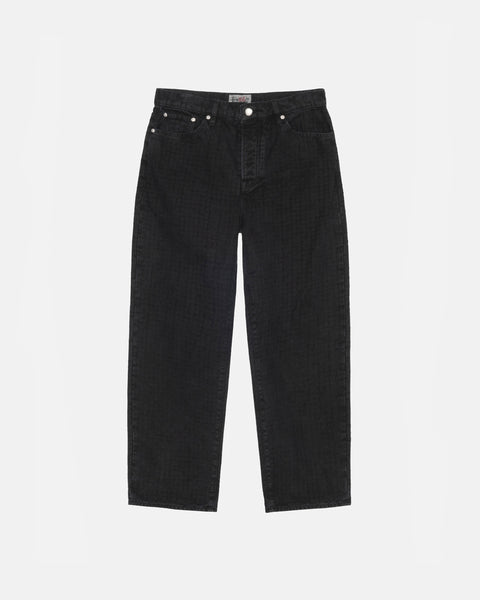 Big Ol Jeans Canvas Ndl Pnch in black - Stüssy – Stussy AU