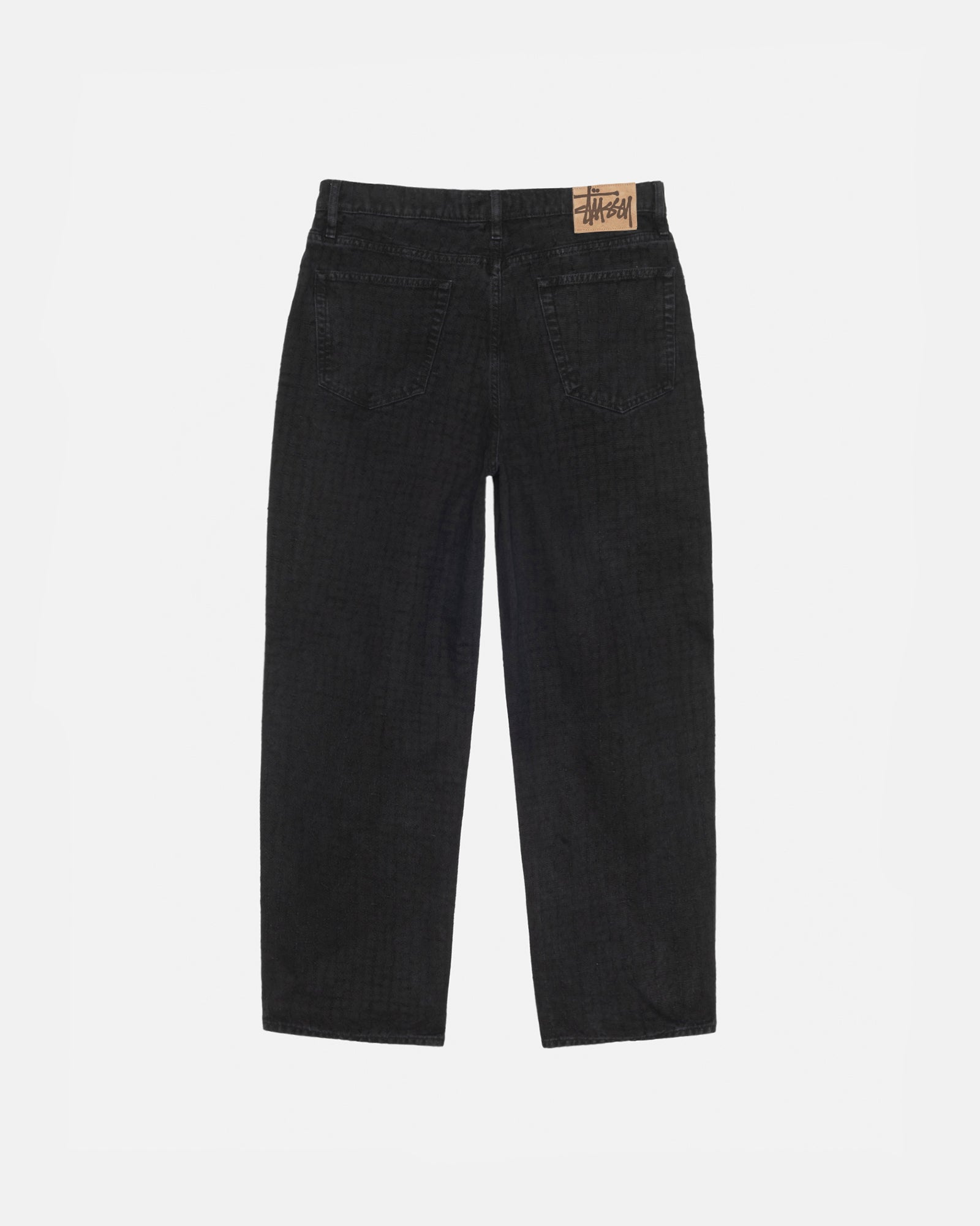 Big Ol Jeans Canvas Ndl Pnch in black - Stüssy – Stussy AU