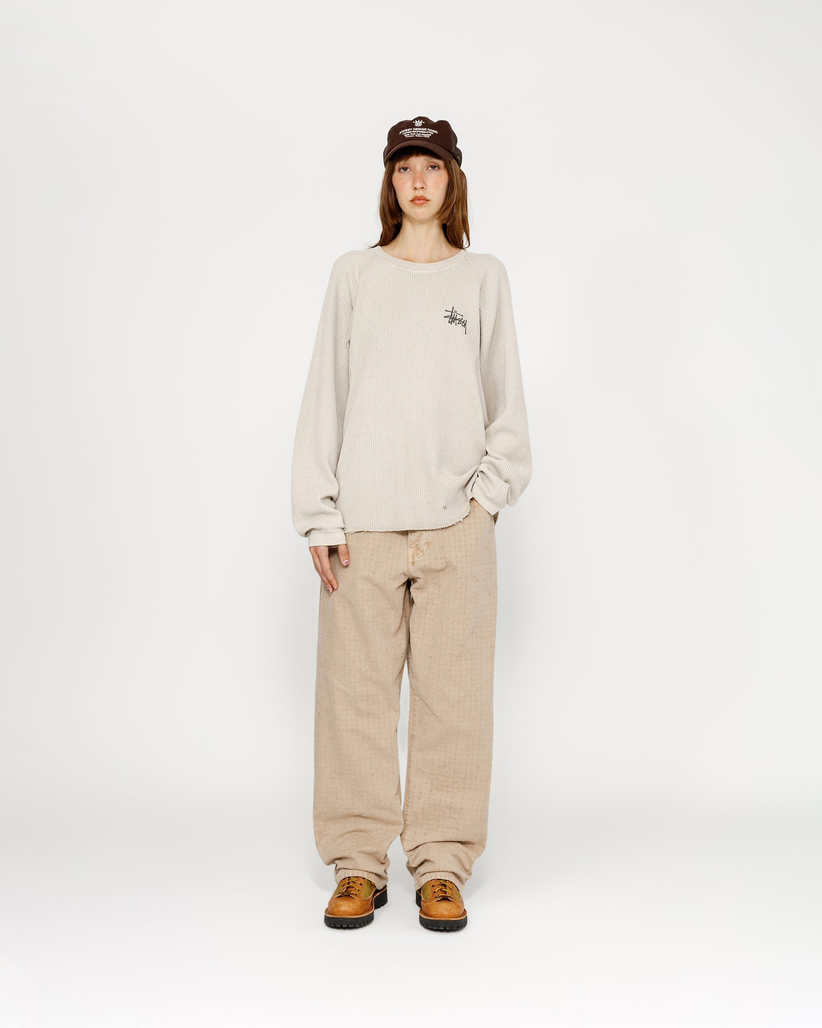 Big Ol' Jean Canvas Needlepunch in black – Stüssy