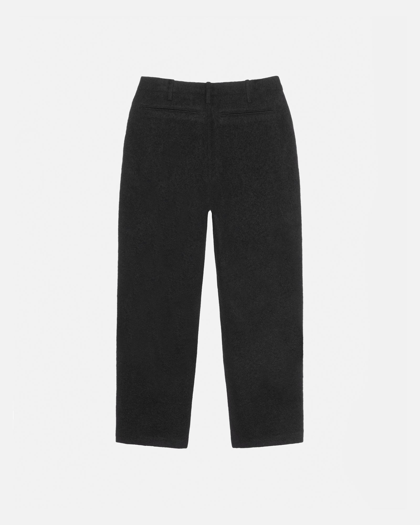 Relaxed Trouser Textured Wool in black – Stüssy – Stussy AU
