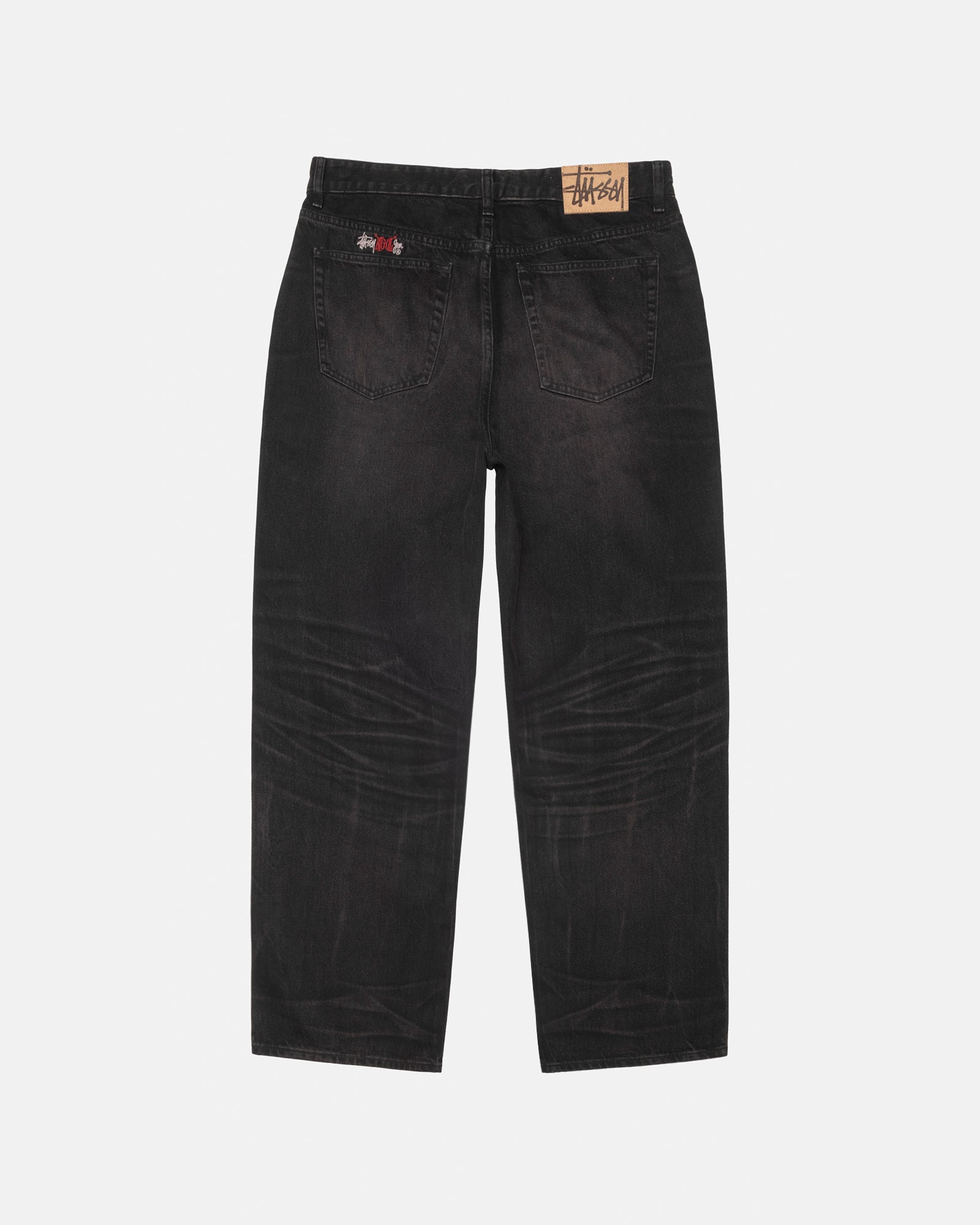 最安値STUSSY BIG OL' JEAN DENIM BLACK 32 Big Ol' Jean Denim – Premier
