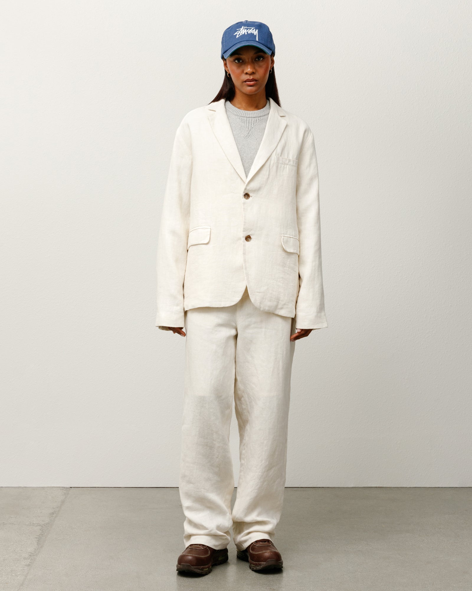 パンツ STUSSY RELAXED TROUSER TEXTURED LINEN 32 Stussy RELAXED TROUSER TEXTURED LINEN | Parallel