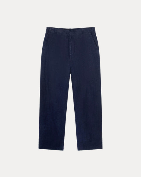 Relaxed Trouser Textured Linen in navy – Stüssy – Stussy AU