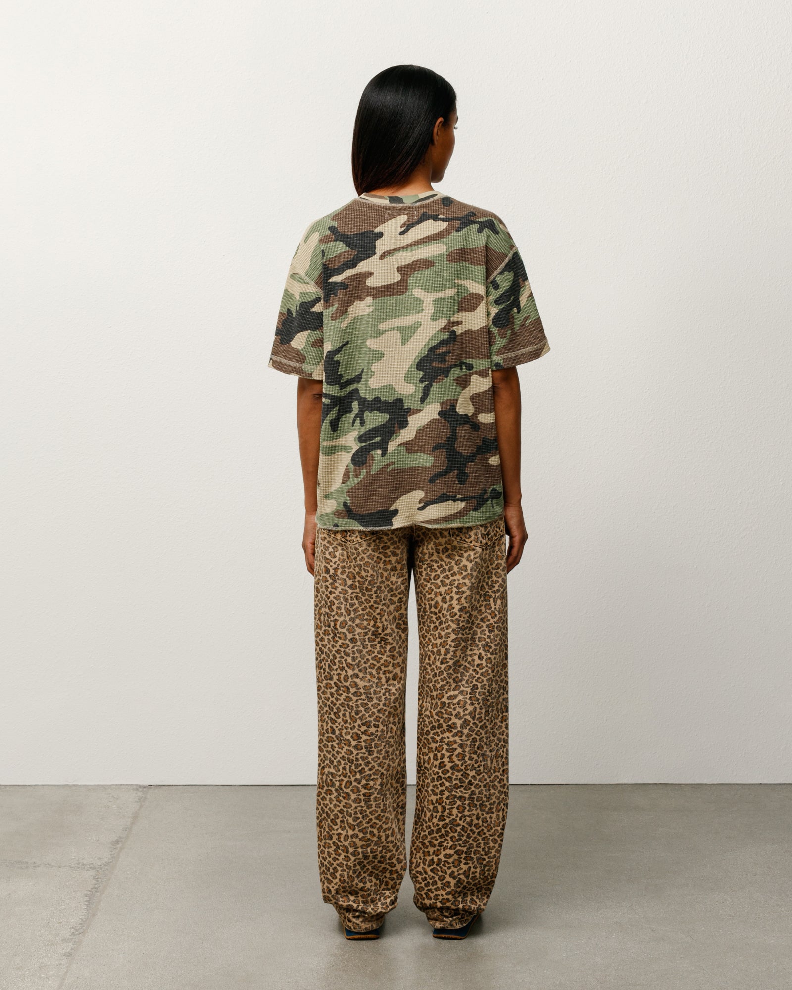 New Classic Jeans Denim Vtg Mens Regular In Leopard
