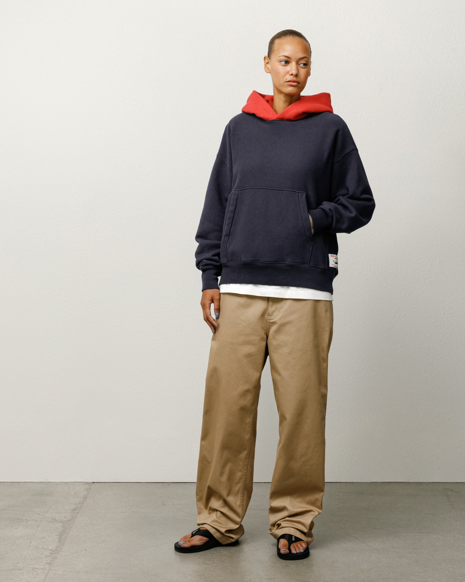 トップス STUSSY TWO TONE HOODIE FADED BLUE Two Tone Hoodie ‚ Faded Blue | Sweats | Stussy – Stussy AU