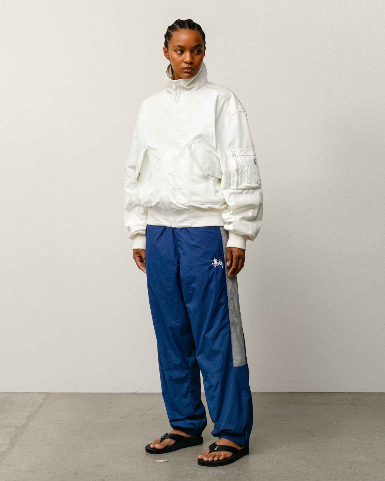 Nylon Track Pant – Navy | Pants | Stüssy – Stussy AU