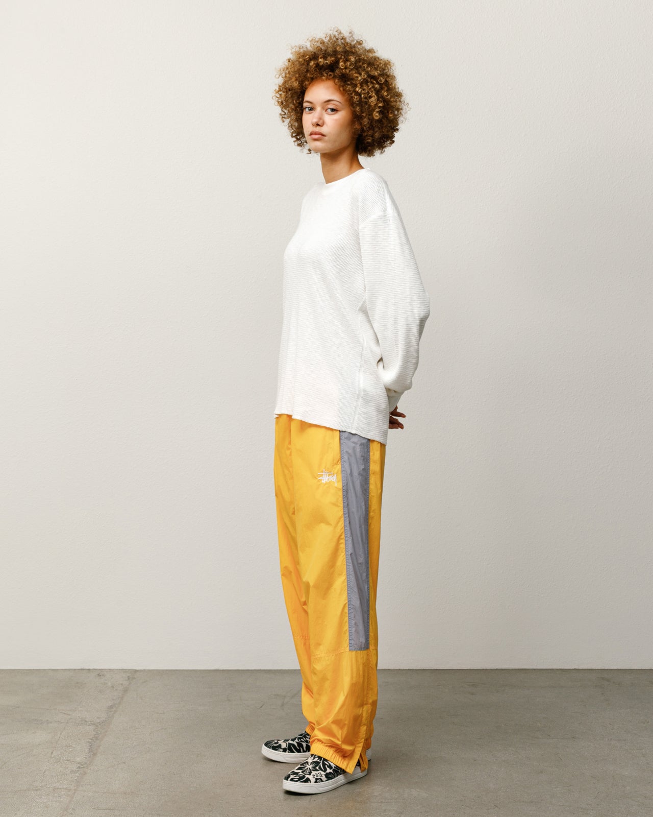 Nylon Track Pant – Yellow | Pants | Stüssy – Stussy AU
