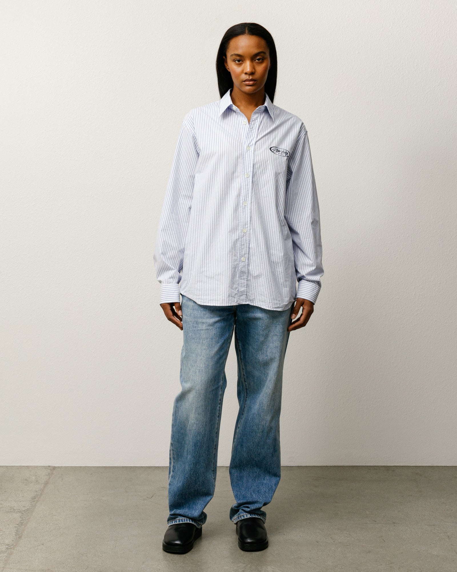 New Classic Jean Denim Mens Regular In Indigo Stone Wash