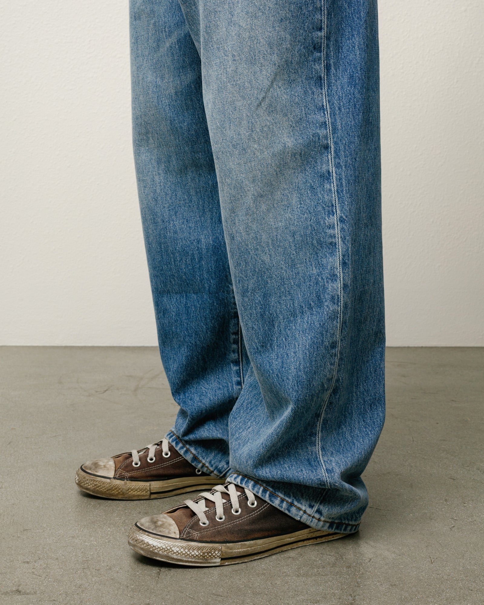 Big Ol Jean Denim Mens Regular In Indigo Stone Wash