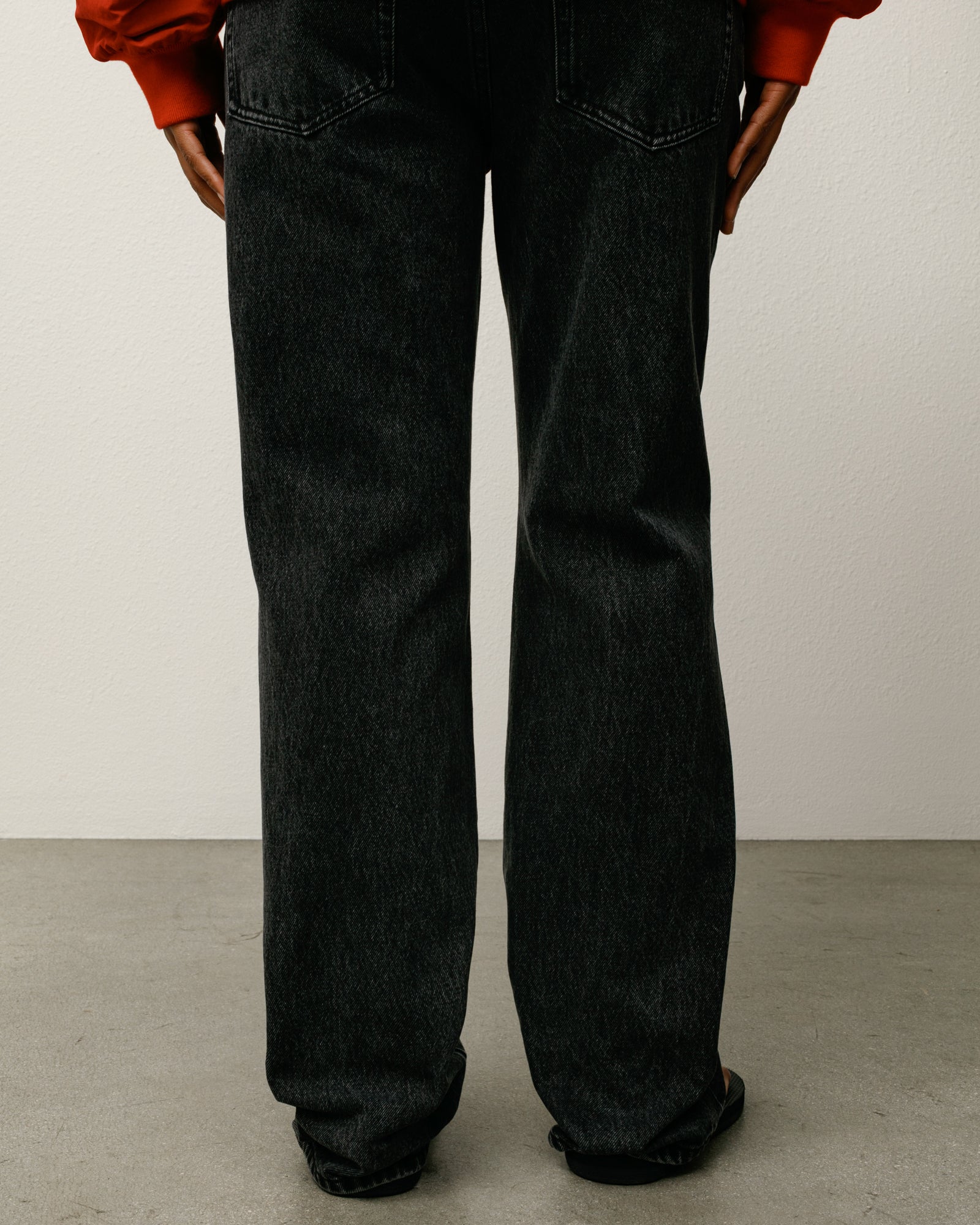 New Slim Jean Denim Mens Regular In Vintage Black