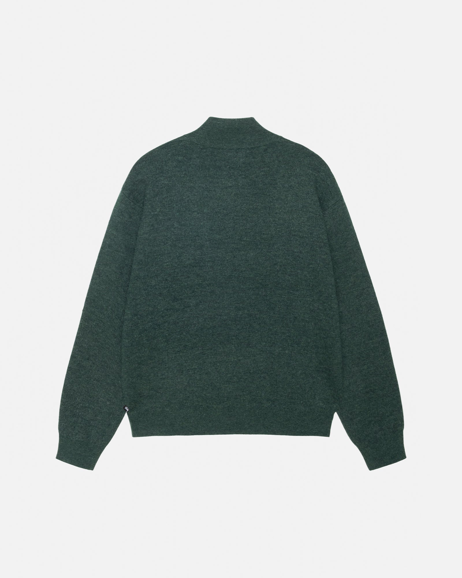 Half Zip Mock Neck Sweater in darkgreen - Stüssy – Stussy AU