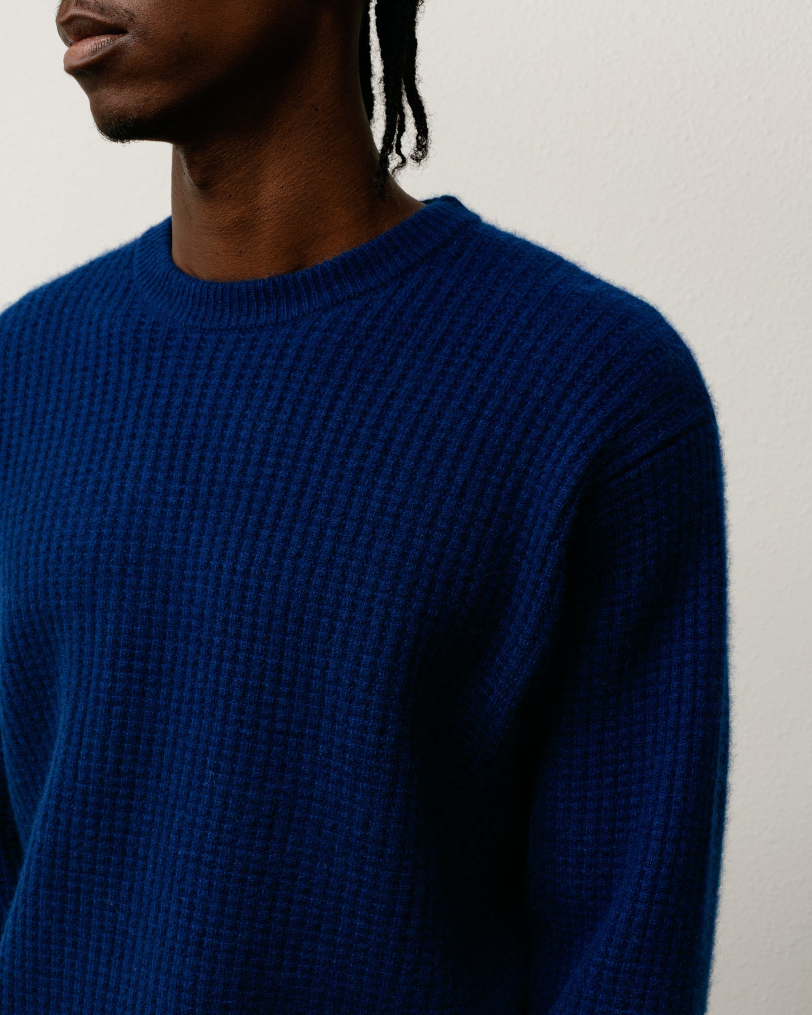 Waffle Cashmere Crew – Navy | Sweaters & Knits | Stüssy – Stussy AU