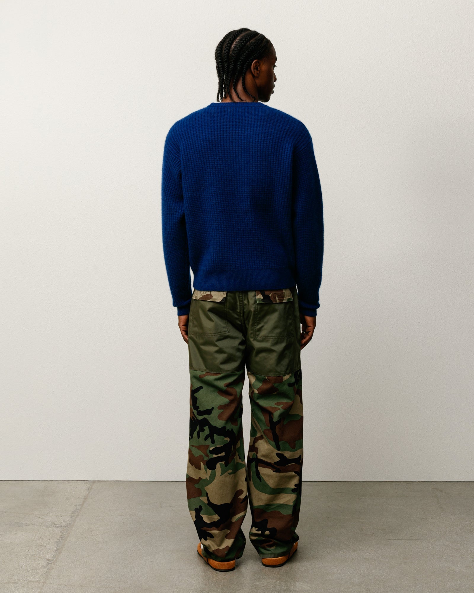 WAFFLE CASHMERE SWEATER