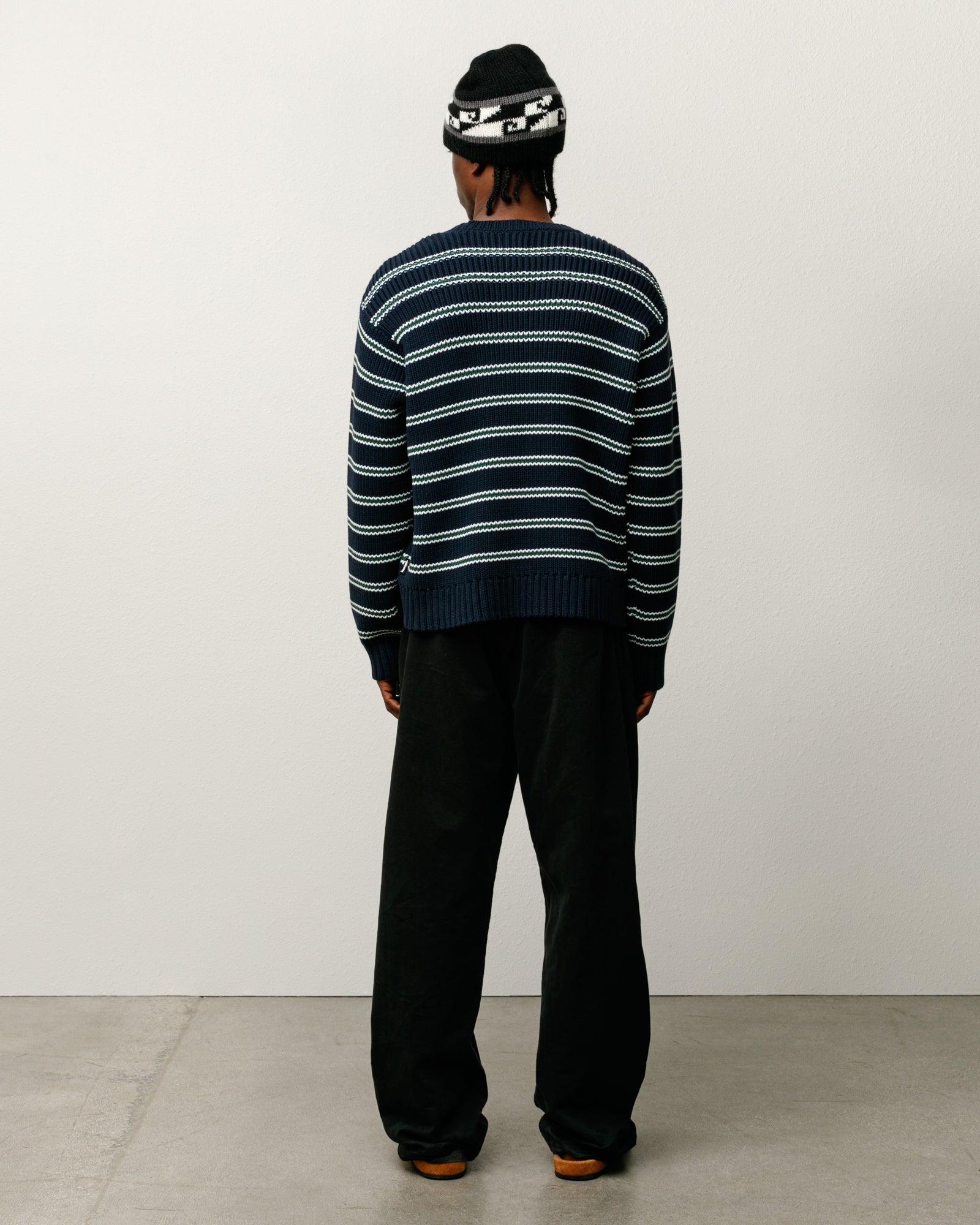 Stripe Knit Crew – Ocean | Tops & Knits | Stüssy – Stussy AU