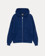 WAFFLE CASHMERE ZIP HOOD