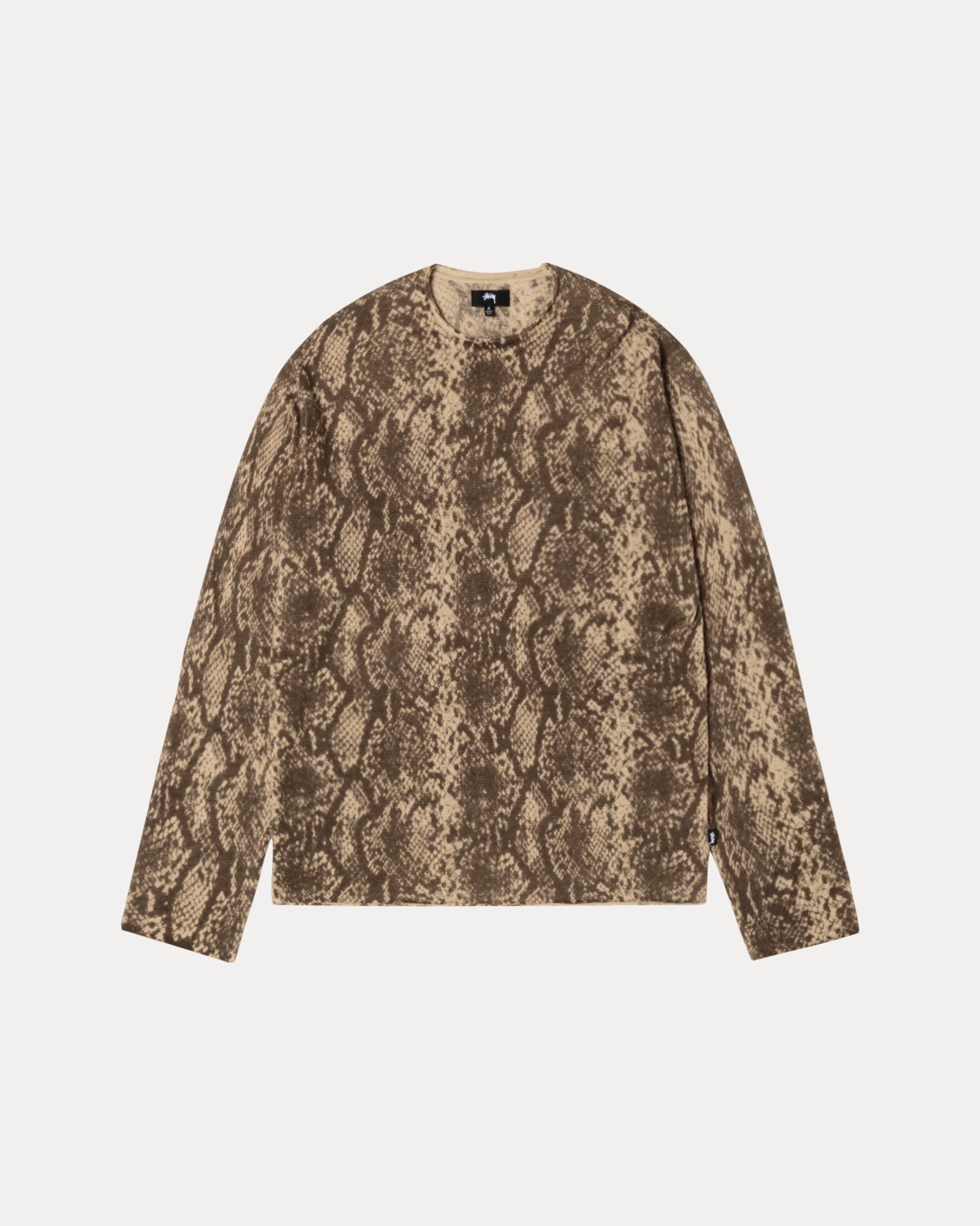 Python Knit Crew – Khaki | Sweaters & Knits | Stüssy – Stussy AU