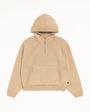 QUARTER ZIP SWEATER HOOD
