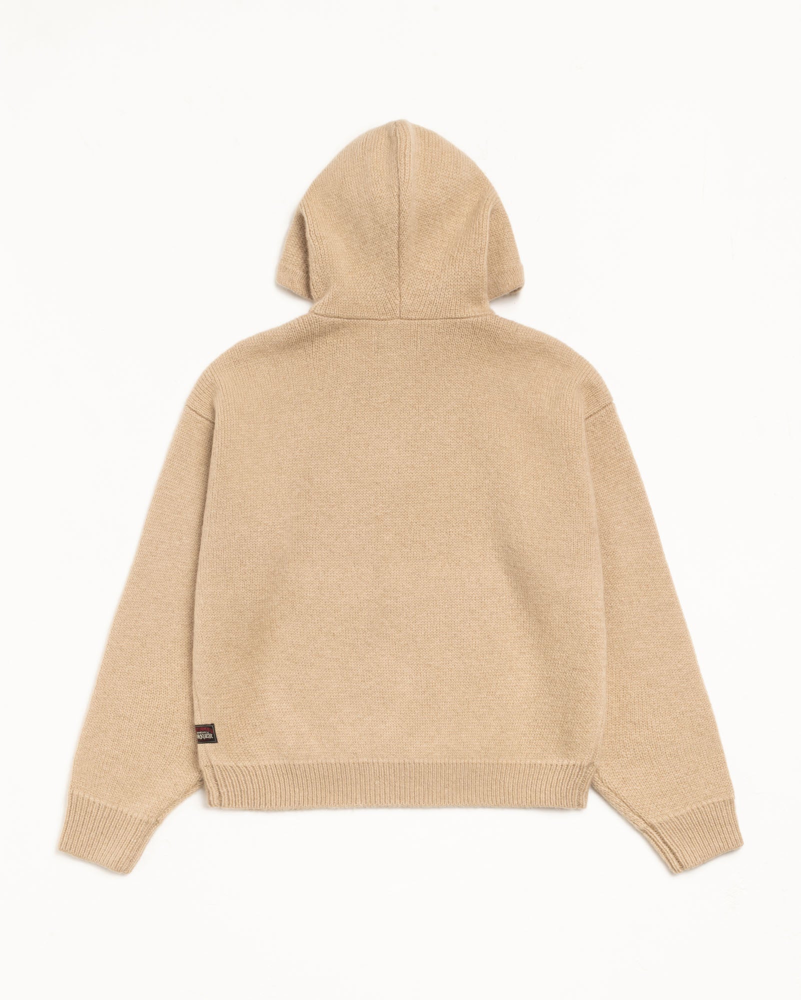 QUARTER ZIP SWEATER HOOD