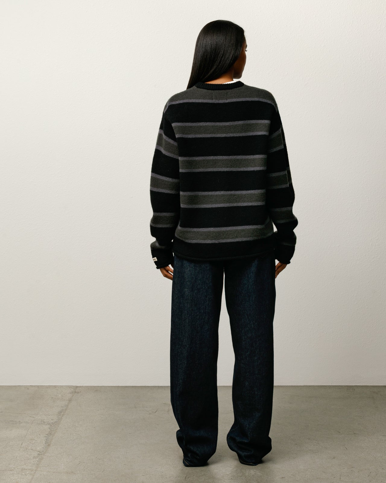 STRIPED WOOL SWEATER