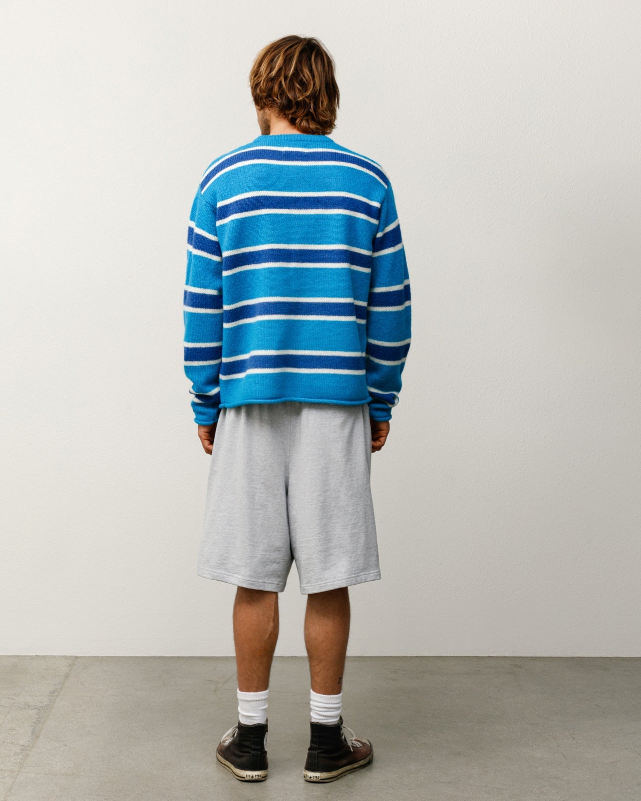 STRIPED WOOL SWEATER