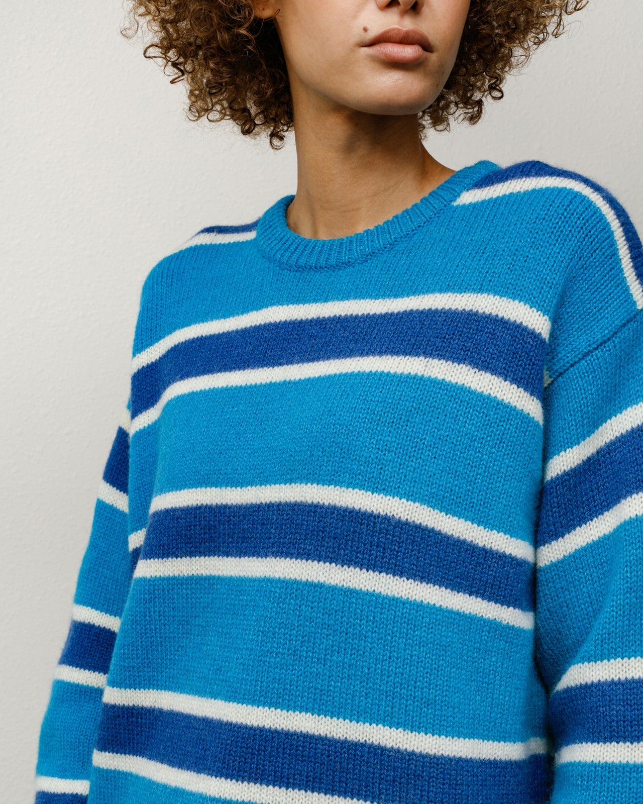 STRIPED WOOL SWEATER