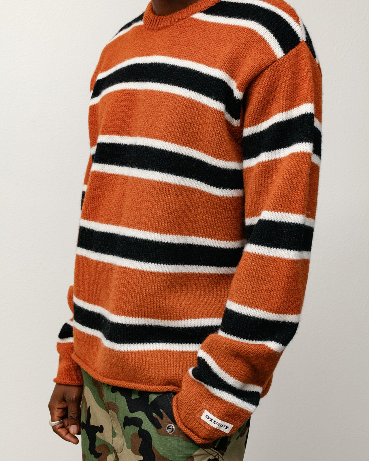 STRIPED WOOL SWEATER