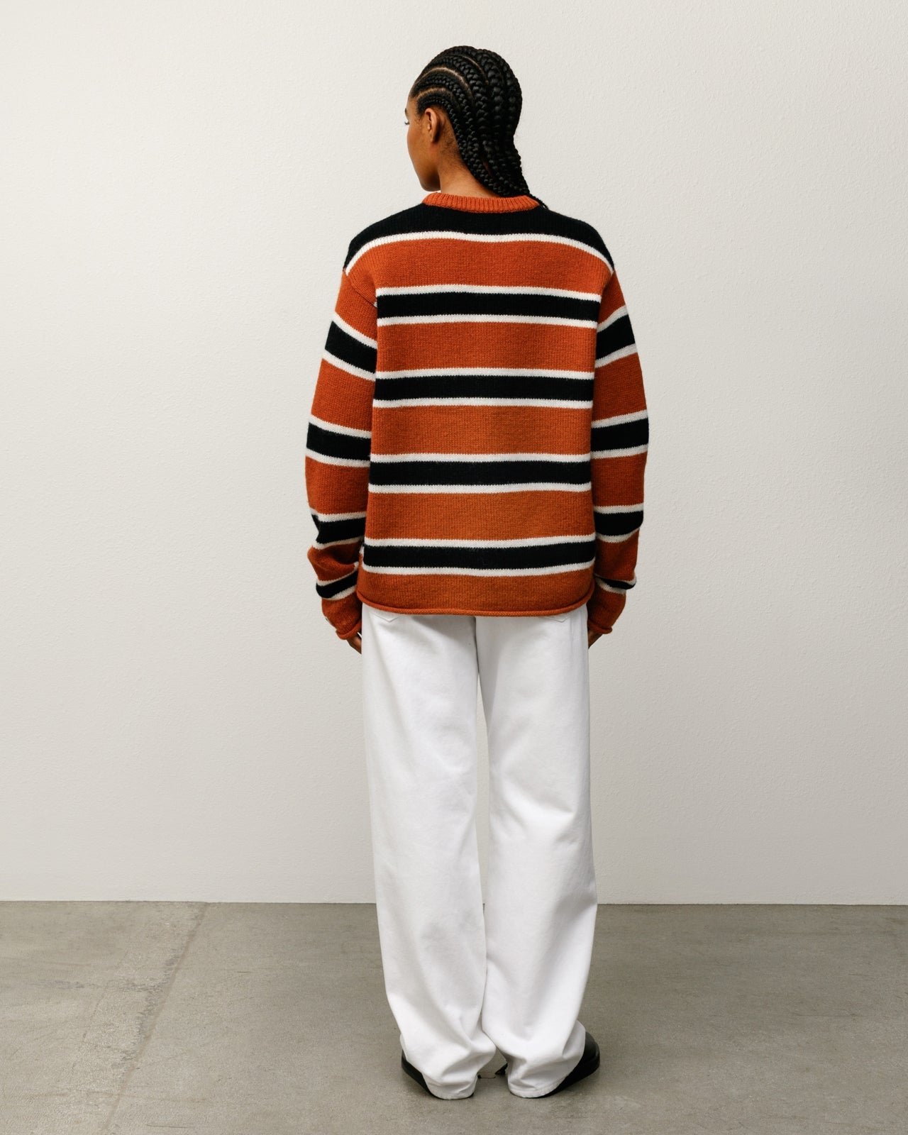 STRIPED WOOL SWEATER
