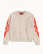 FLOWER MOHAIR SWEATER