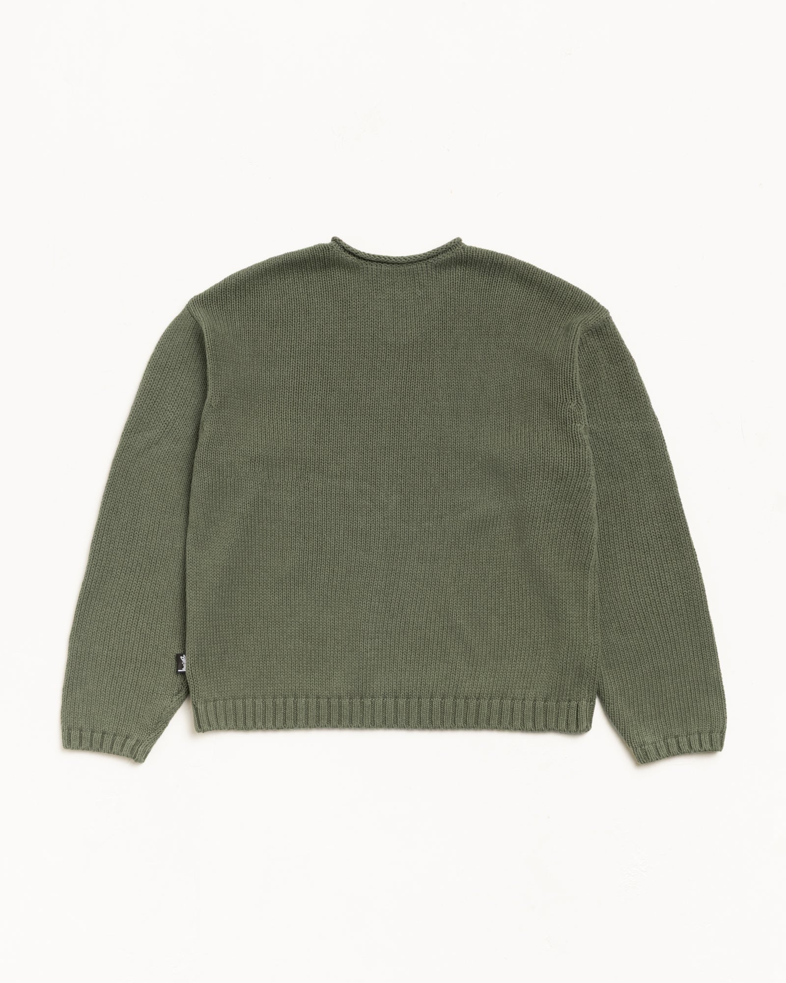 Roll V Neck Sweater – Olive | Tops & Knits | Stüssy – Stussy AU