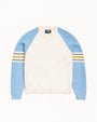 STRIPE RAGLAN CREW