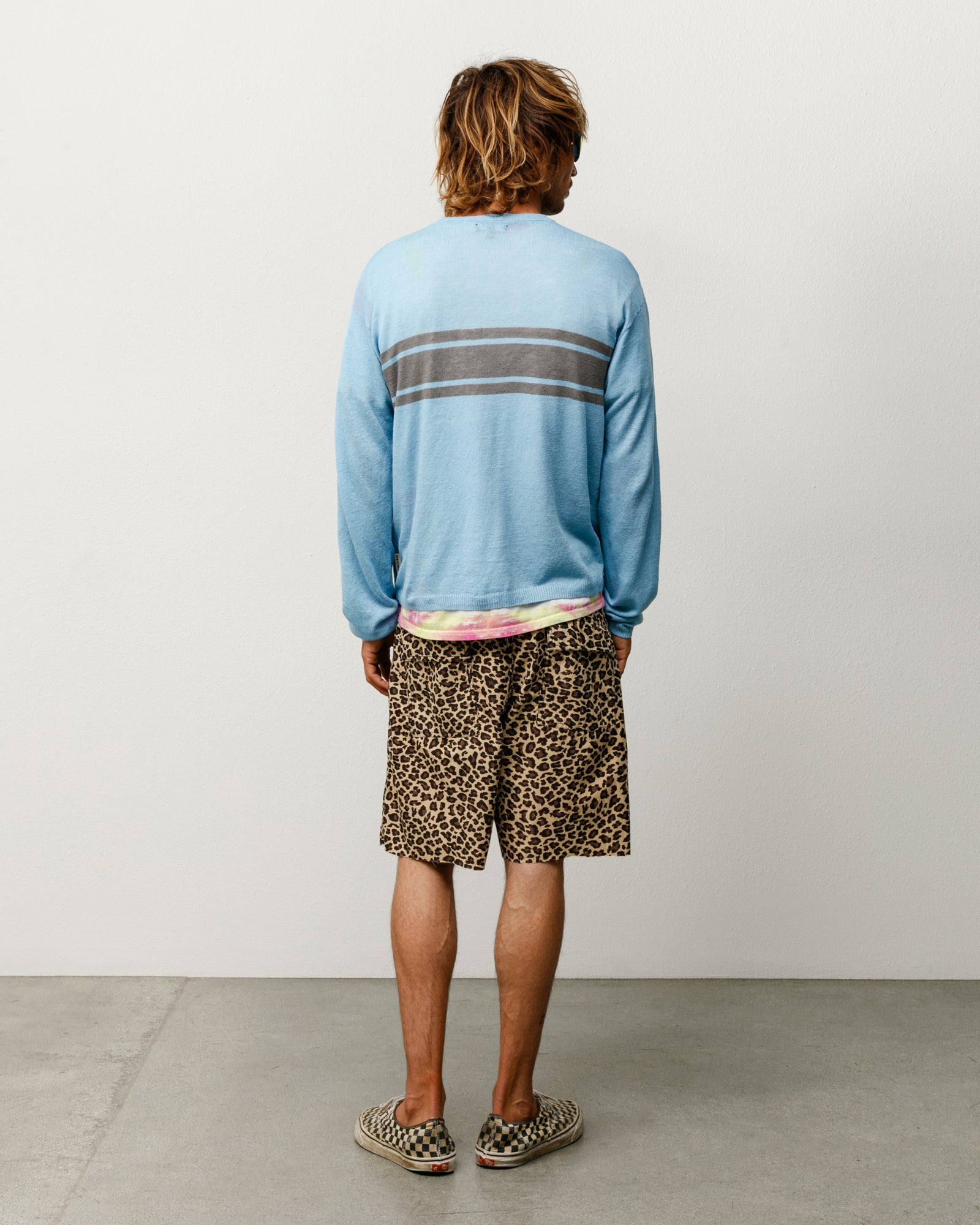 STRIPED LONG SLEEVE SWEATER