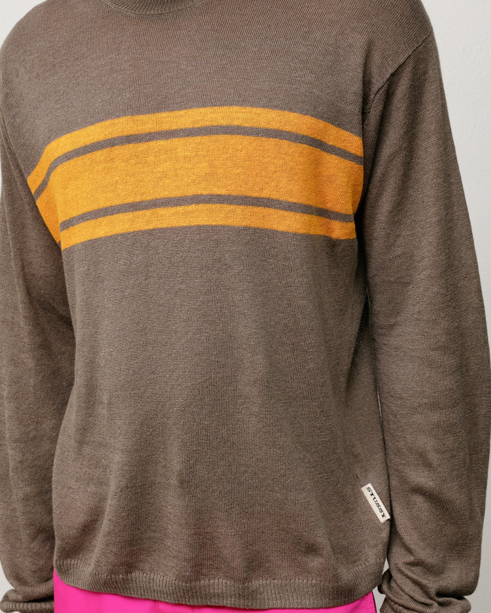 STRIPED LONG SLEEVE SWEATER