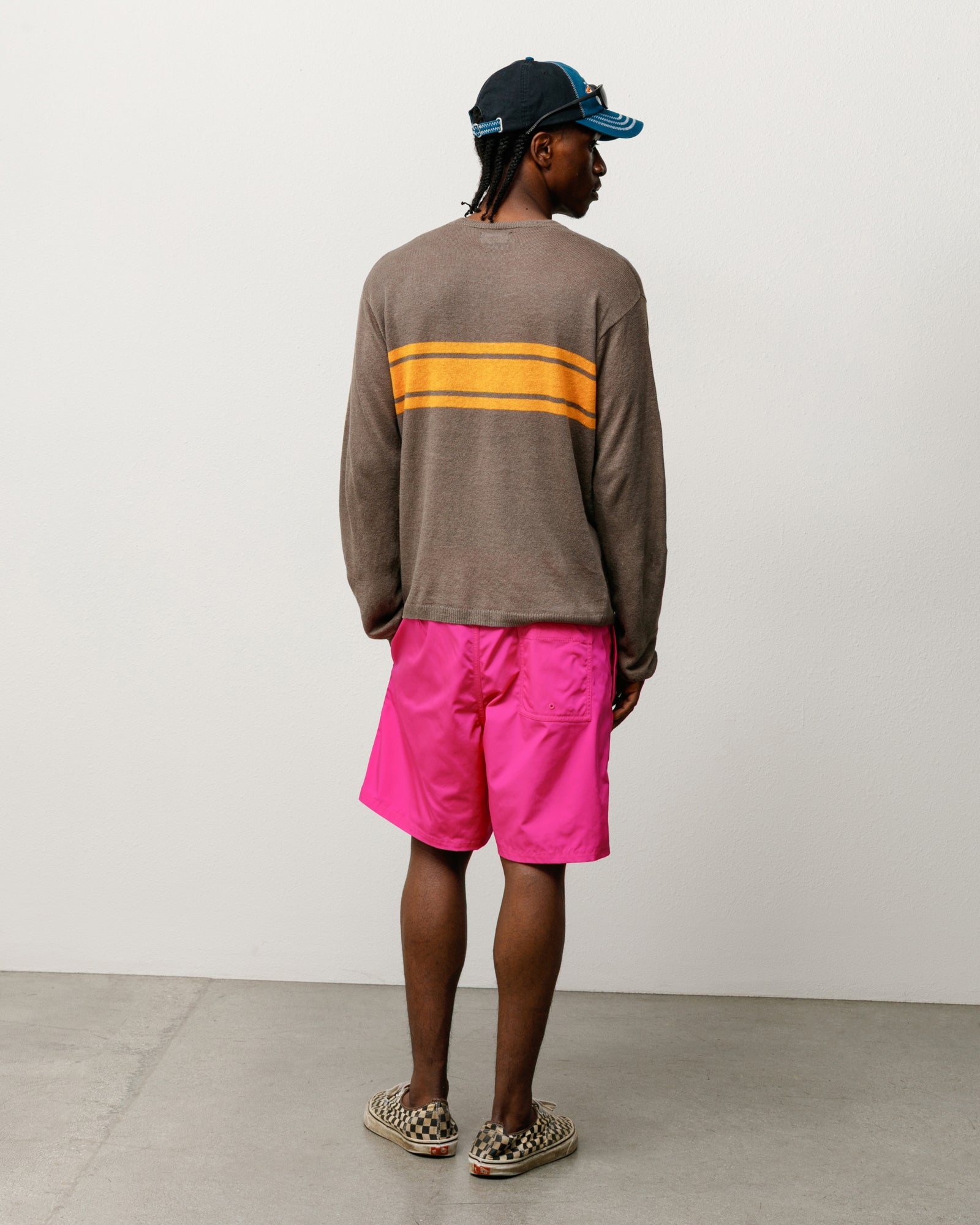 STRIPED LONG SLEEVE SWEATER